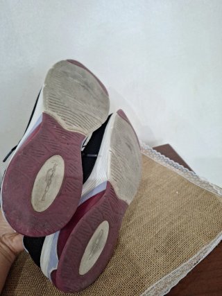 Scarpe da ginnastica donna nere e viola