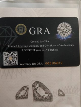 Anillo Moissanita Plata 395 Certificado