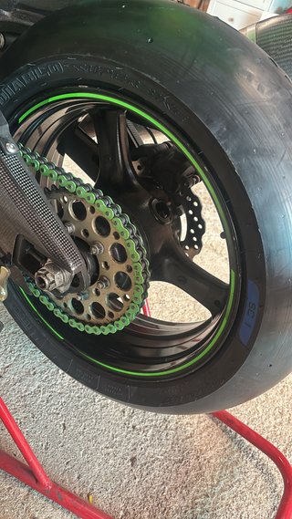 Kawasaki ZX-10R Sportbike Verde