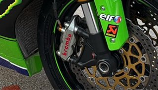 Kawasaki ZX-10R Sportbike Verde