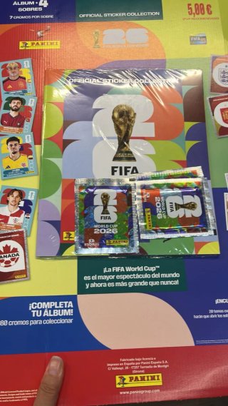 170 cromos Panini mundial 2026