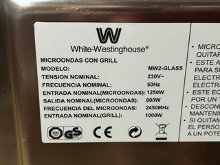 Horno Microondas White-Westinghouse MW2-GLASS