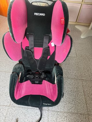 Silla de coche RECARO Young Sport Rosa/Negra