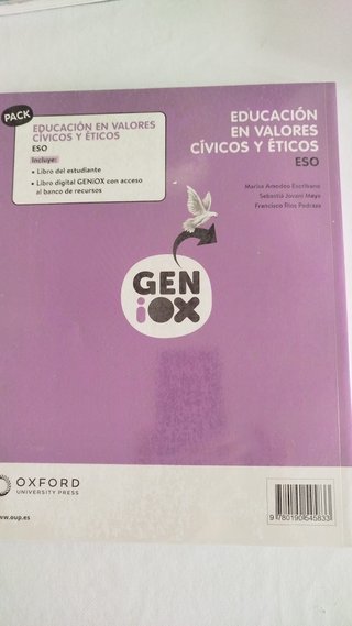 Educación en Valores Cívicos y Éticos ESO. Libr...