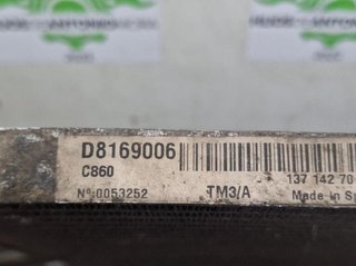 D8169006 condensador / radiador fiat ducato 108890