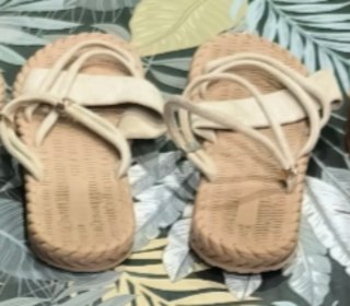 Sandalias Beige