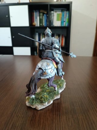 Figura Caballero Medieval a Caballo con Lanza