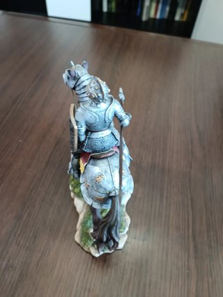 Figura Caballero Medieval a Caballo con Lanza