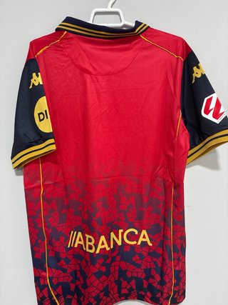 Camiseta Kappa Fútbol Roja y Azul