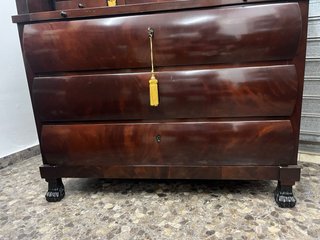 Buró bureau de madera caoba