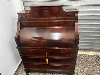 Buró bureau de madera caoba