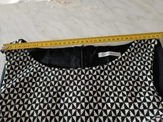 Vestito Cannella nero e rosso
