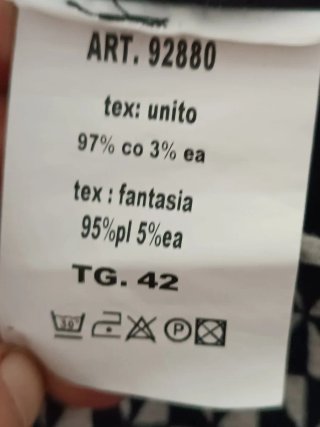 Vestito Cannella nero e rosso