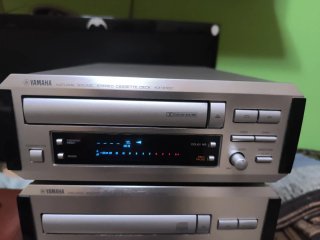 Mini cadena Yamaha Cassette amplificador CD Radio