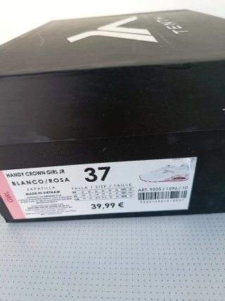 Zapatillas Tenth Niña/Mujer Talla 37 Blancas/Rosa