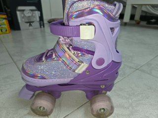 Patines niña talla M (32-35) morados