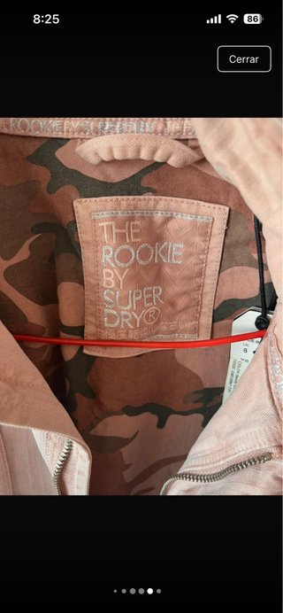 Chaqueta Superdry rosa