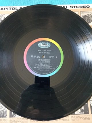 Frank Sinatra LP All the Way Capitol Records