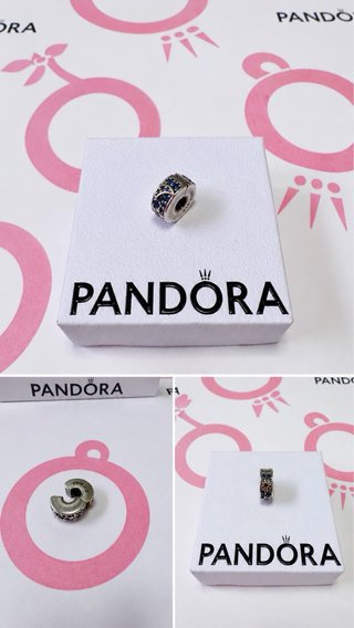 Clip Pandora Luna y Sol Azul