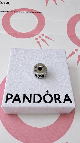Clip Pandora Luna y Sol Azul