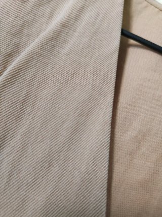 Vestido Zara Beige Botones y Cinturón