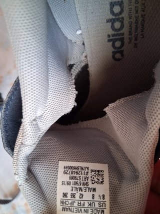 Zapatillas Adidas Talla 42 Azul/Gris