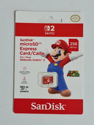 Tarjeta microSD SanDisk 256GB Switch 2 NUEVA