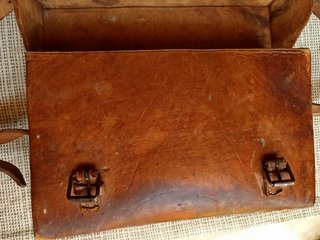 Cartera de cuero antigua Teléfonos