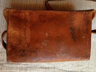 Cartera de cuero antigua Teléfonos