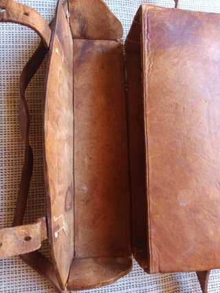 Cartera de cuero antigua Teléfonos