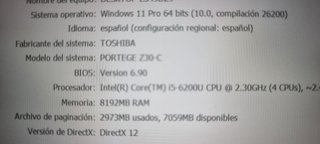 Toshiba Z30-C-16J 13,3” 8gb ram -ssd-w11