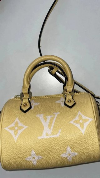 Bolso Louis Vuitton Amarillo y Blanco