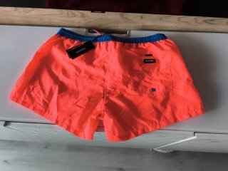 Bañador Diesel Naranja y Azul
