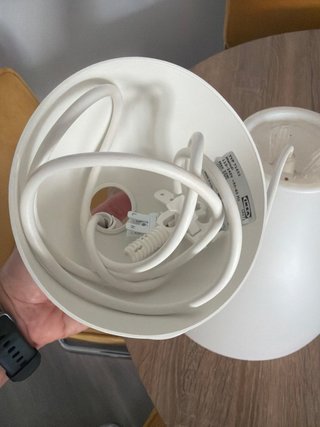 Lámpara colgante IKEA blanca