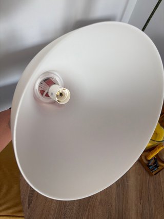 Lámpara colgante IKEA blanca