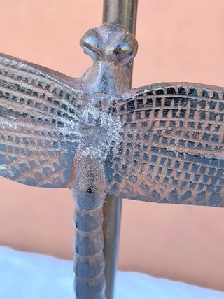 Coppia Lampade Libellula Metallo