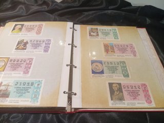 Colección Billetes Lotería Nacional Antiguos