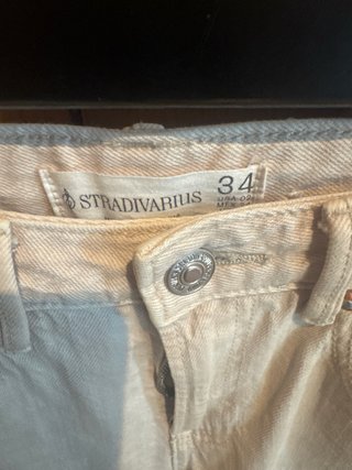 Pantalón Stradivarius Beige Talla 34