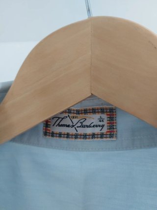 Camisa Thomas Burberry azul mujer