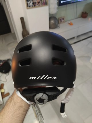 Casco Miller Negro S/M