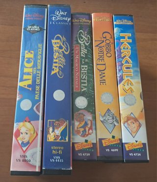 VHS Disney Classici - 5 Film