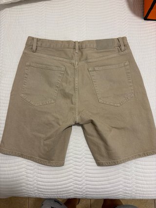 Bermuda vaquera Zara beige hombre Talla 40