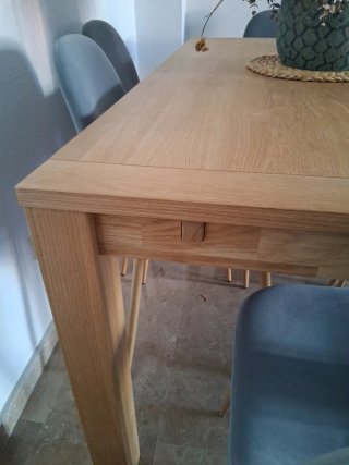 Mesa de comedor madera 90x150 (+45) JYSK mod. HAGE