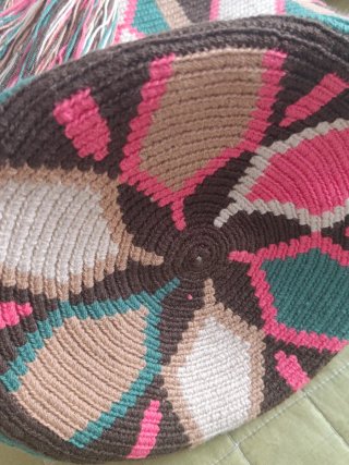 Bolso artesanal Colombia multicolor