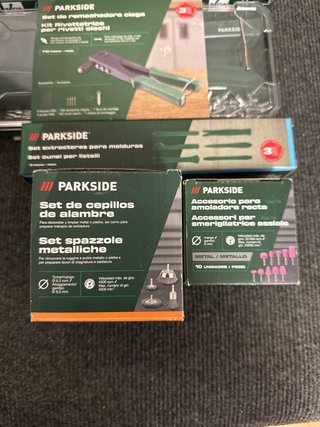 Atornillador Parkside 20V con Accesorios