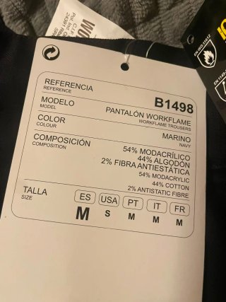 Lote 13 Pantalones Trabajo WORKTEAM Negros