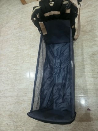 Mochila cambiador bebé con cuna incorporada