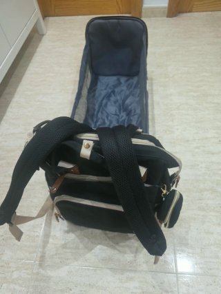 Mochila cambiador bebé con cuna incorporada