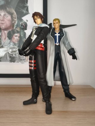 Figuras Squall y Seifer Final Fantasy VIII