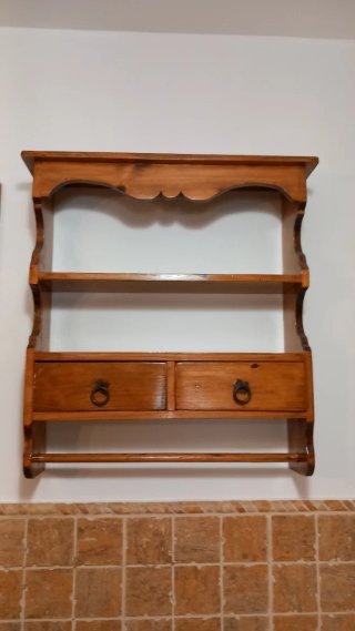Estantería de madera MYOC con cajones. Rustico mej